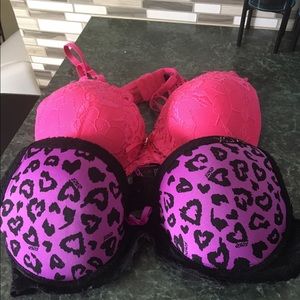 Size 36C XOXO bundle of 2 bras washed/never worn