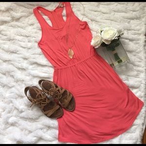 Banana Republic coral dress