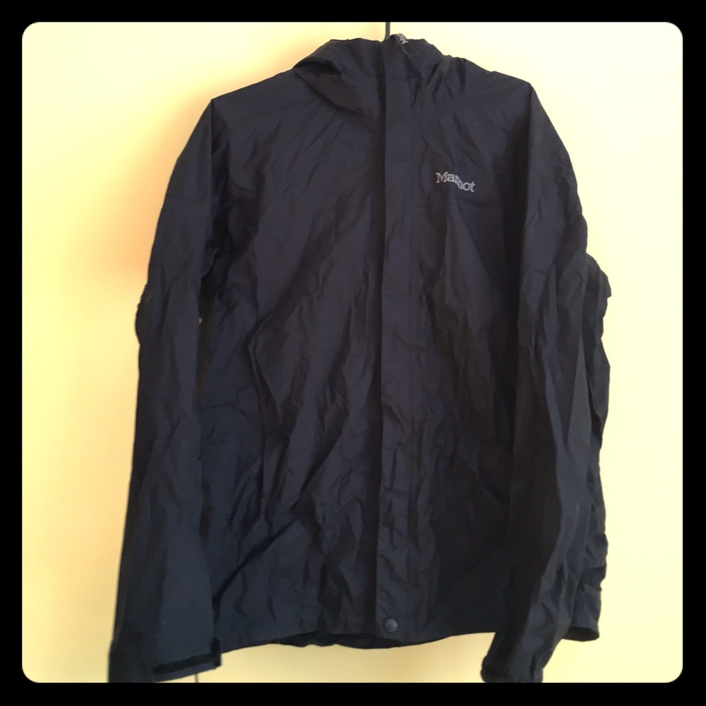 Men's Marmot Precip Jacket Black Medium