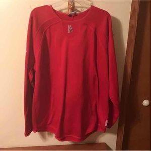 Boston Red Sox pitcher warm up