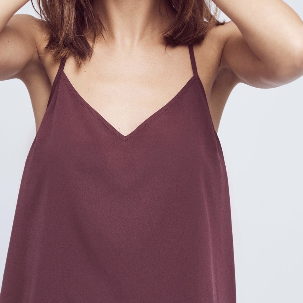 🎉2xHP🎉 Aurora Lacy Camisole, Dark Mulberry 🍷 - Picture 2 of 5