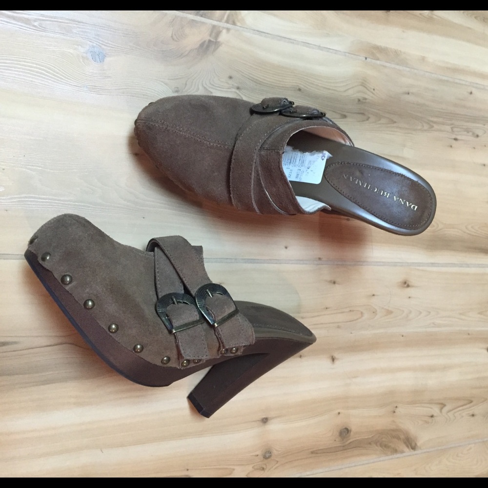 Dana Buchman Heeled Clogs
