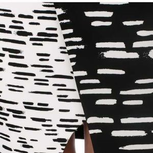 C/meo don't wait skirt - black and white.