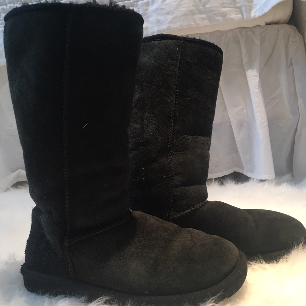 Black Tall Classic UGG Boot