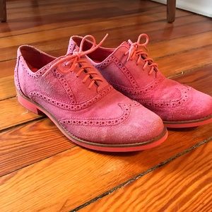 Cole Haan Pink Tie Loafers
