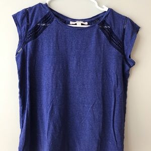 Maternity Ladder Lace Tee LOFT