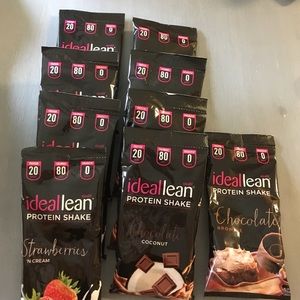 Ideal lean protein packets. 9 total.