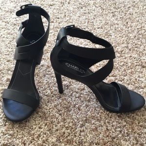 Charles by Charles David strappy black heels