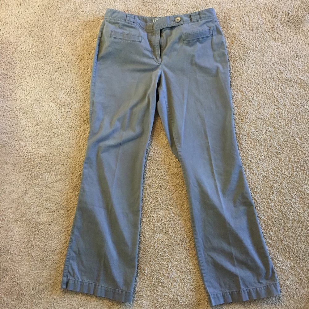 Ann Taylor Loft Size 8 Gray Original Trouser