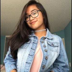 light cropped jean jacket // highway jeans