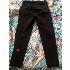 High waisted black Victoria secret capris size XS