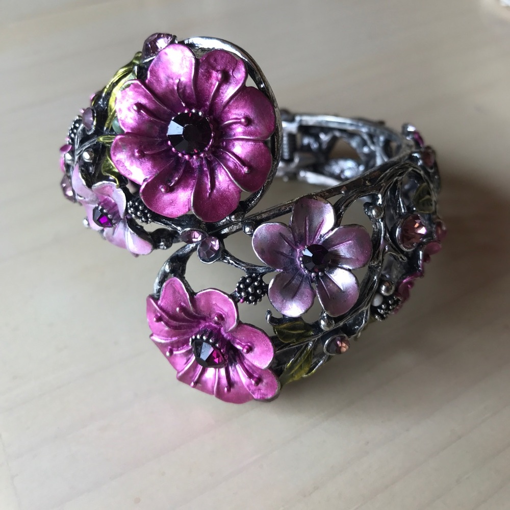 Floral Cuff Bracelet