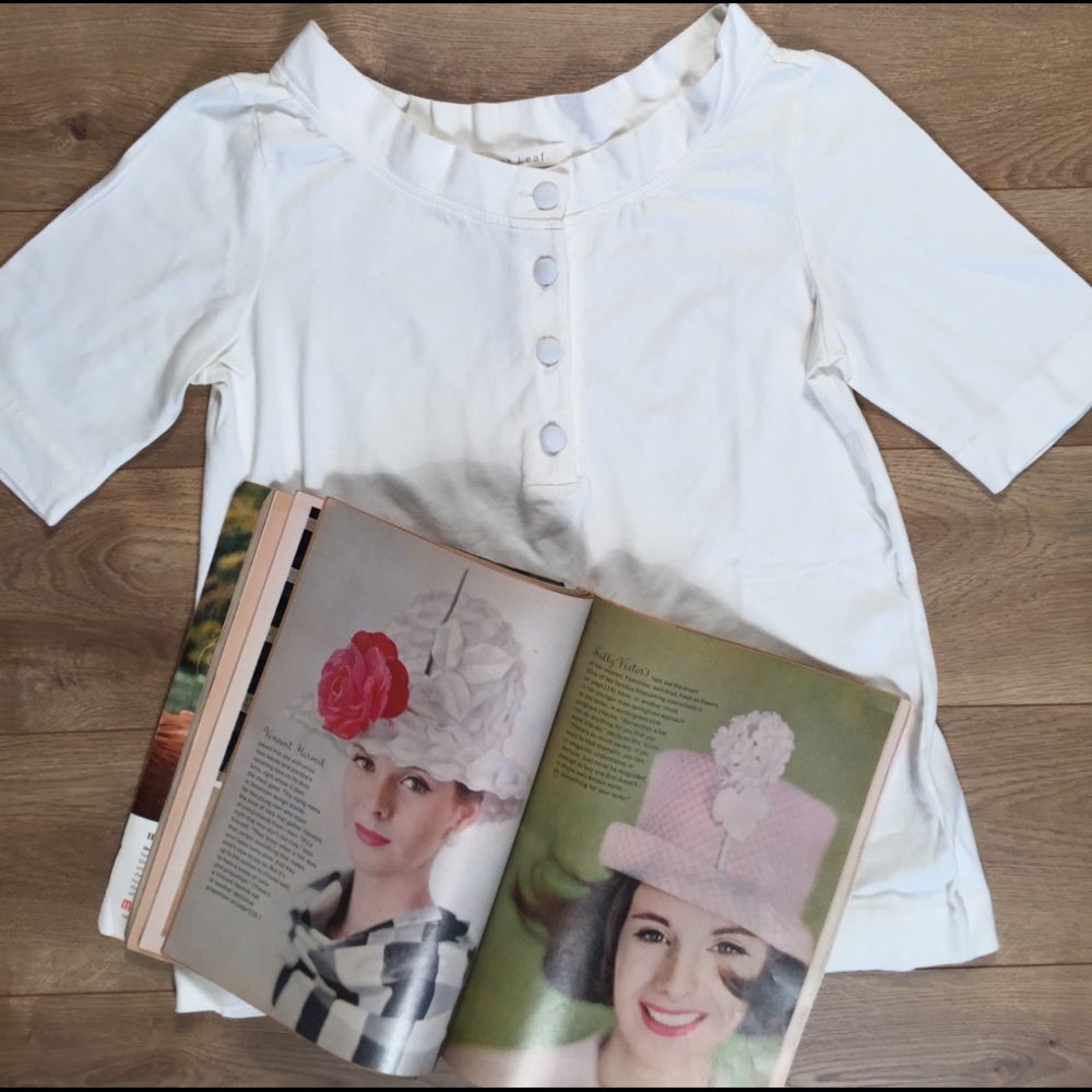 NWT Velvet Leaf. Retro 1960's Inspired Top