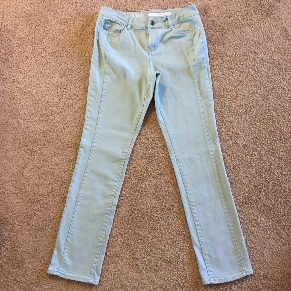 DKNY Jeans SOHO Skinny Size 8 Pastel Blue
