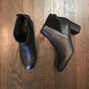 Kate spade size 10 black booties. Like NEW