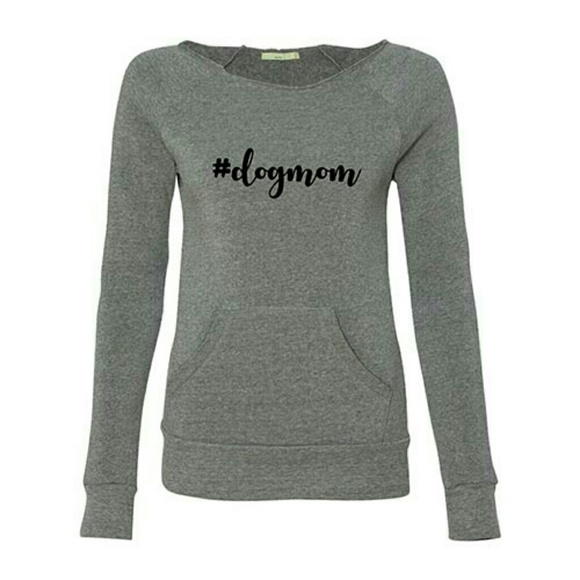 Alternative Apparel Tops - #dogmom off the shoulder sweatshirt
