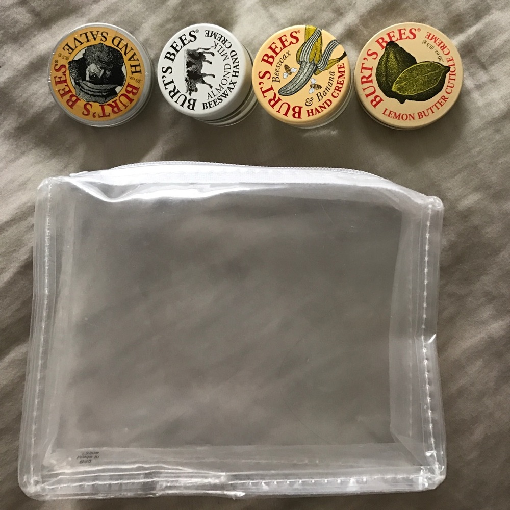Brand new Burt's Bees travel size hand care