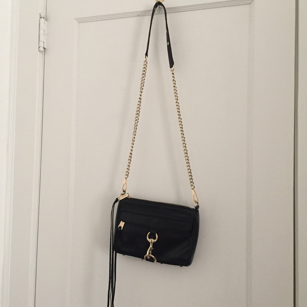 Classic Black Rebecca Minkoff Mini MAC Cross-body