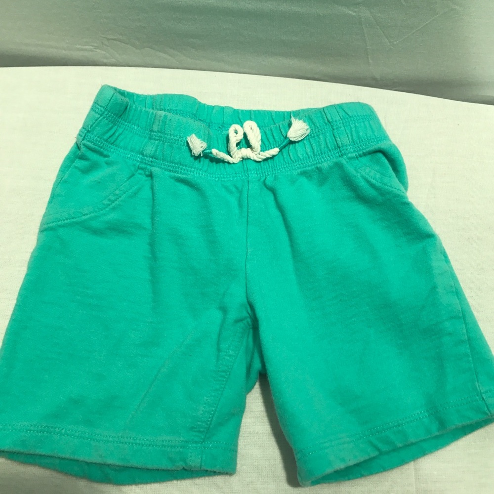 Green Bermuda shorts