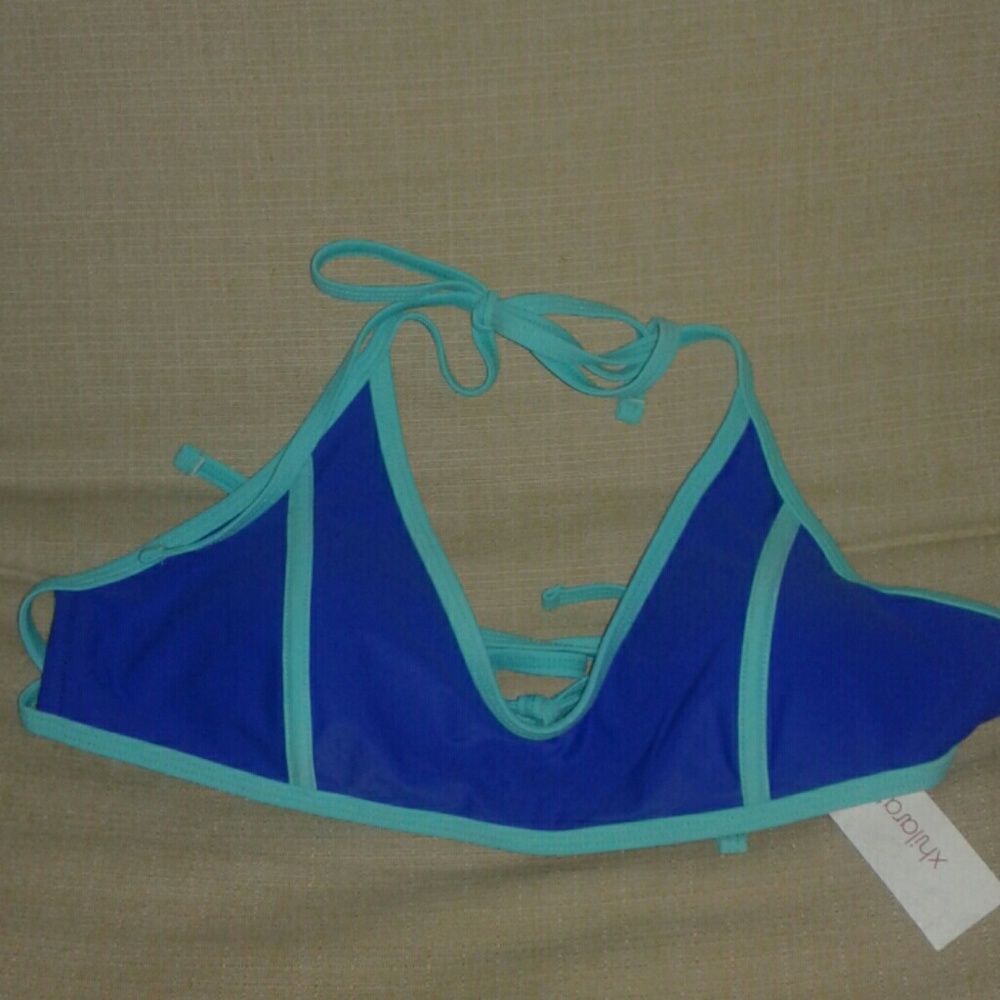 Blue Swim Top Large