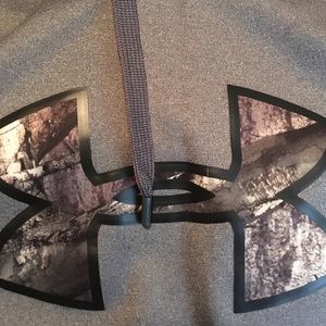 Gray and camo Under Armour hoodie!