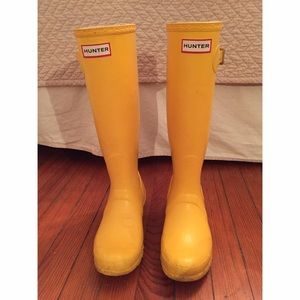 Hunter Original Tall Yellow Rain Boots