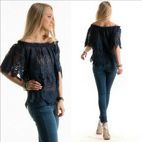 Crochet off shoulder lace - Picture 2 of 5