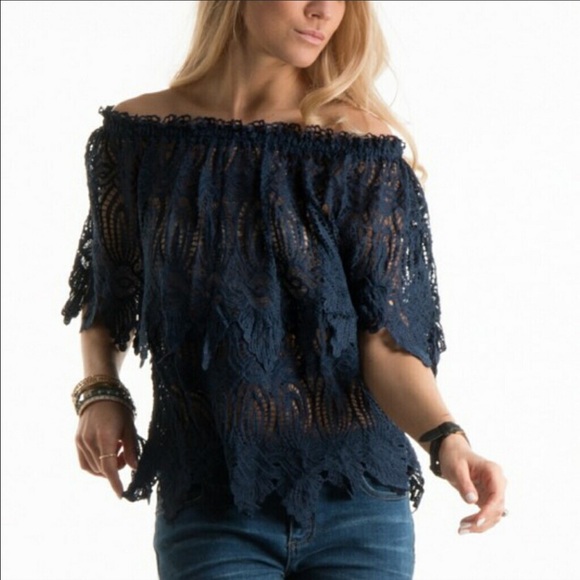 Crochet off shoulder lace - Picture 3 of 5