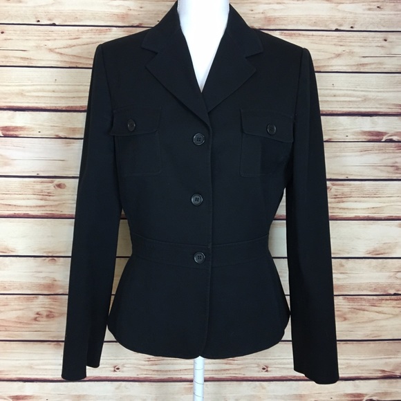 Tahari Jackets & Blazers - Tahari Black Blazer Jacket Professional Work Size8