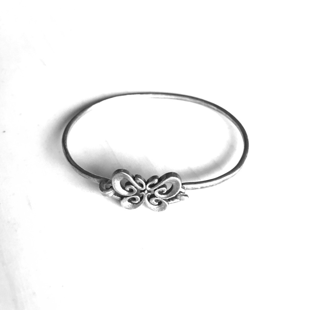 Real Silver Butterfly Bracelet