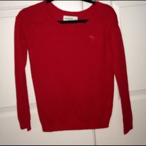Abercrombie kids red sweater❣️❣️❣️