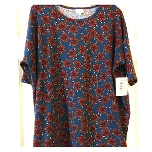 NWT LuLaRoe Large Floral Irma Tunic