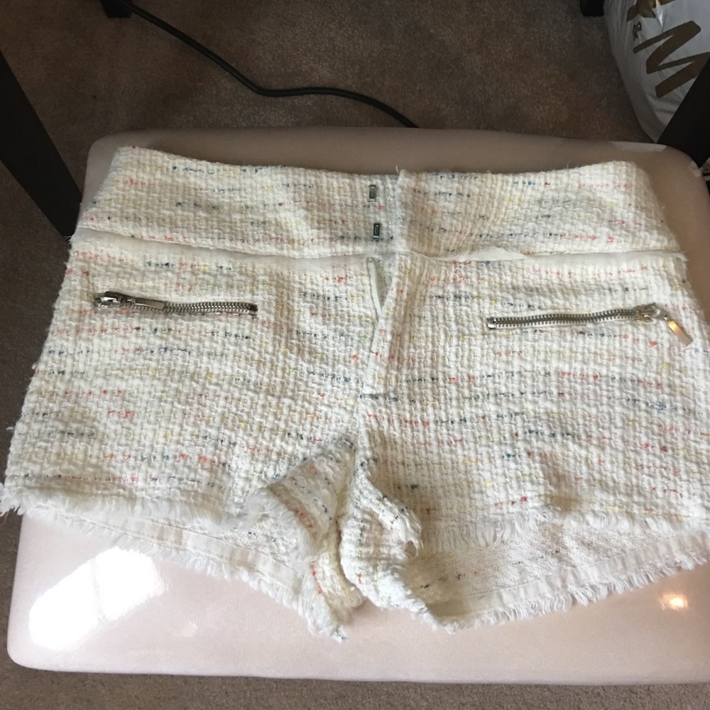 Zara linen shorts