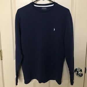 Men's Polo Ralph Lauren Navy Blue Long Sleeve