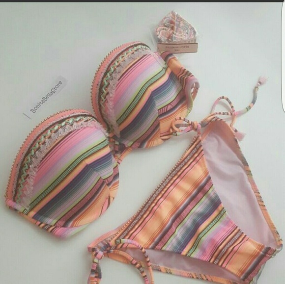 Victoria's Secret 36D MEDIUM BIKINI BUNDLE NWT