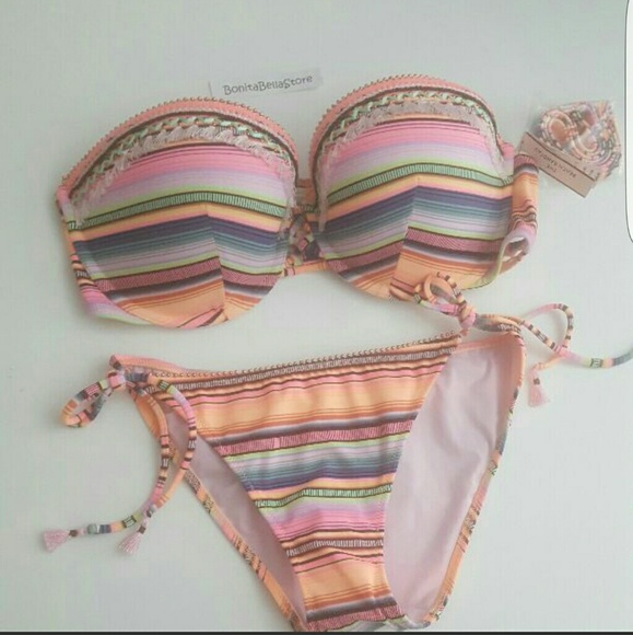 Victoria's Secret 36D MEDIUM BIKINI BUNDLE NWT
