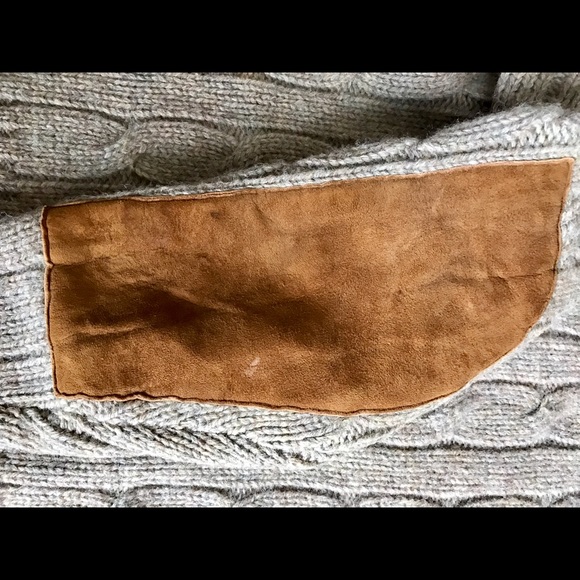 Rare Vintage RL archery Sweater suede patches - Picture 3 of 4