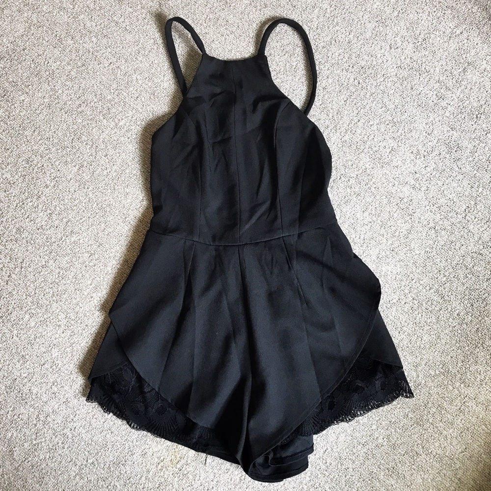 LF black romper