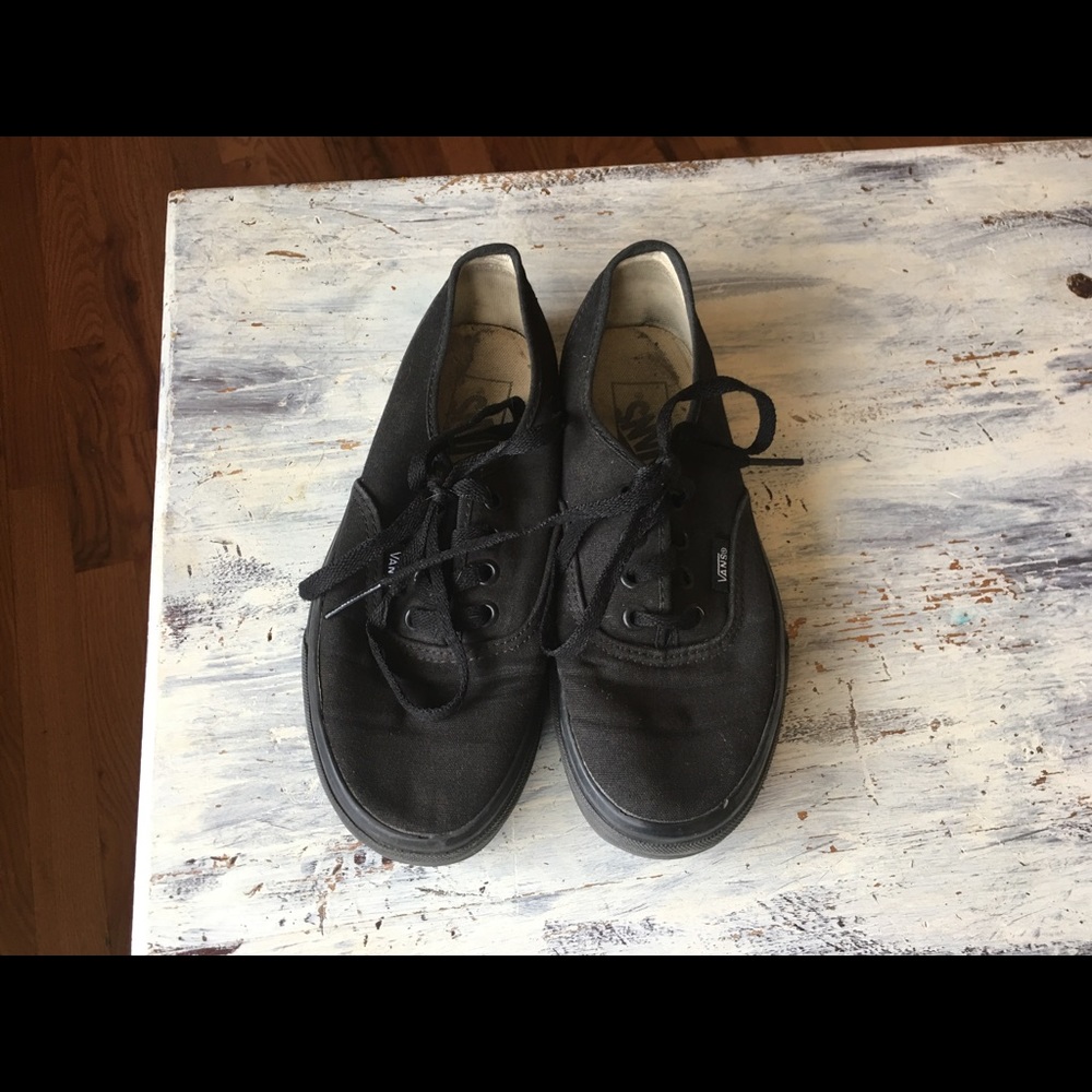 Black Vans-SOLD