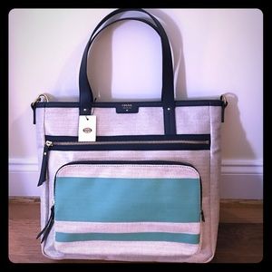 Fossil Ivy Tote - Neutral Multi NEW