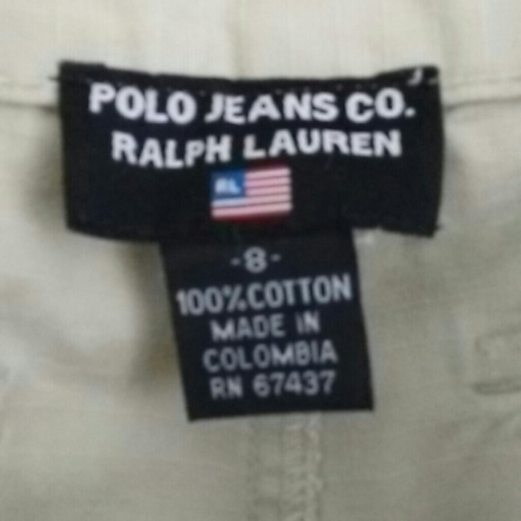 Polo Jeans Co. Ralph Lauren cotton shorts. Size 8 - Picture 2 of 8