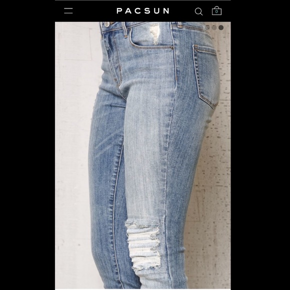 PacSun High waist skinny jeans size 24 - Picture 5 of 5