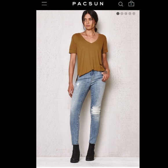 PacSun High waist skinny jeans size 24 - Picture 1 of 5