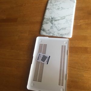Marble mac laptop case