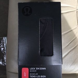 lululemon men's boxers, new in box BLK L