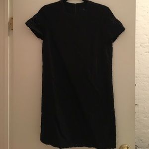 Madewell Shift Dress in Black Eyelet