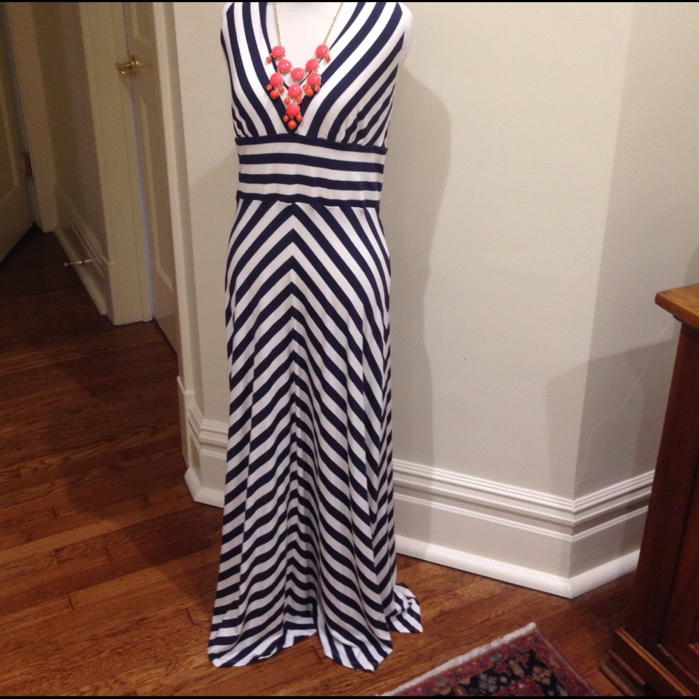 Striped maxi
