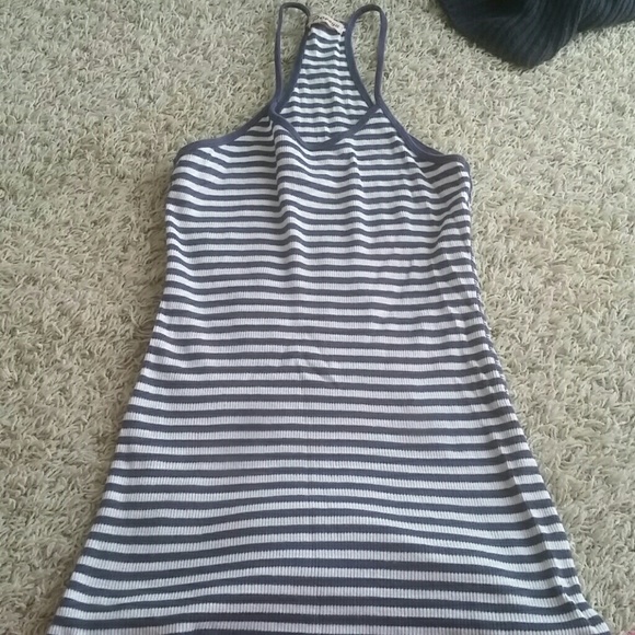 Papaya Tops - Blue and white striped top