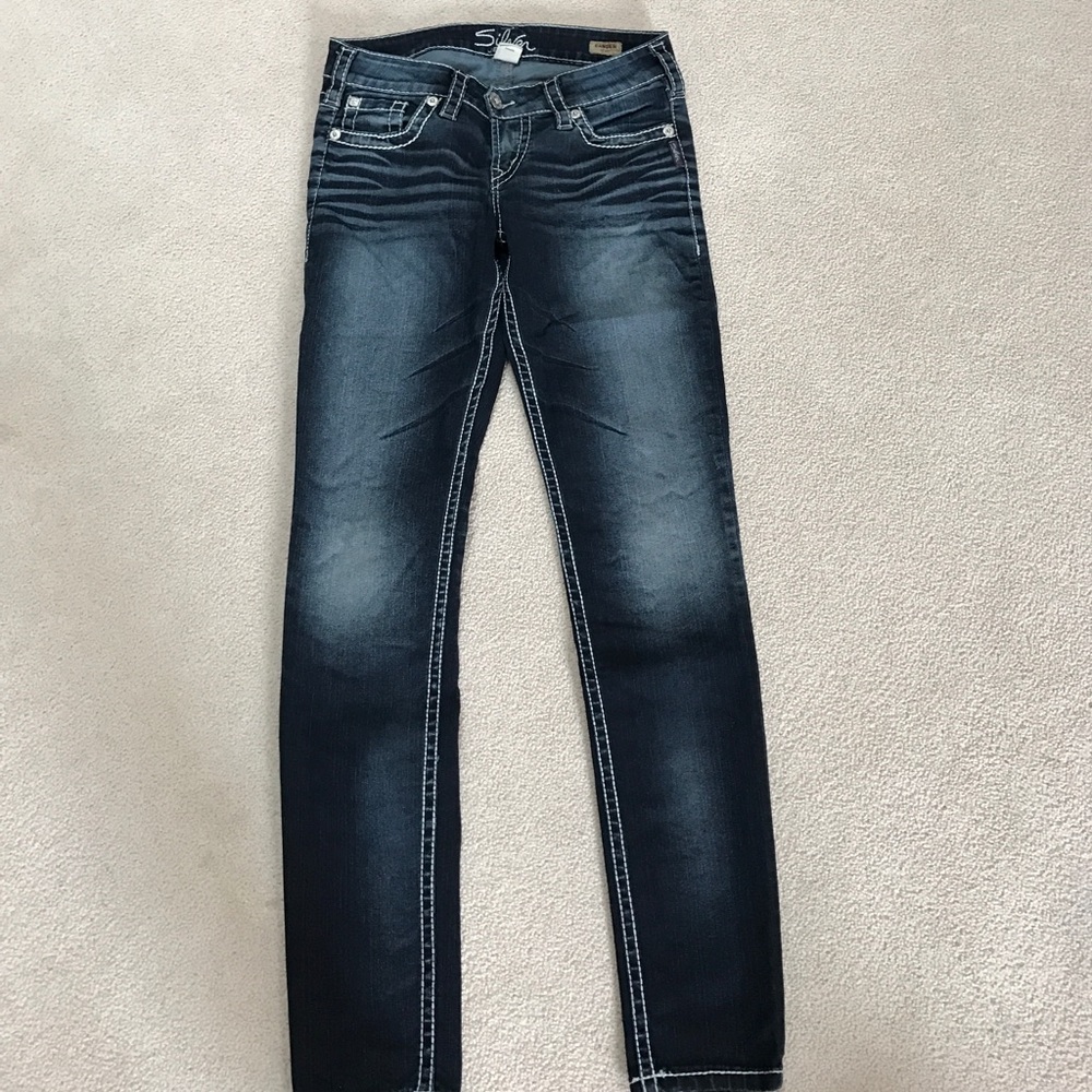 Silver jeans