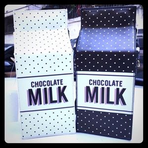 Milk Carton Shoulder Bag Chocolate
